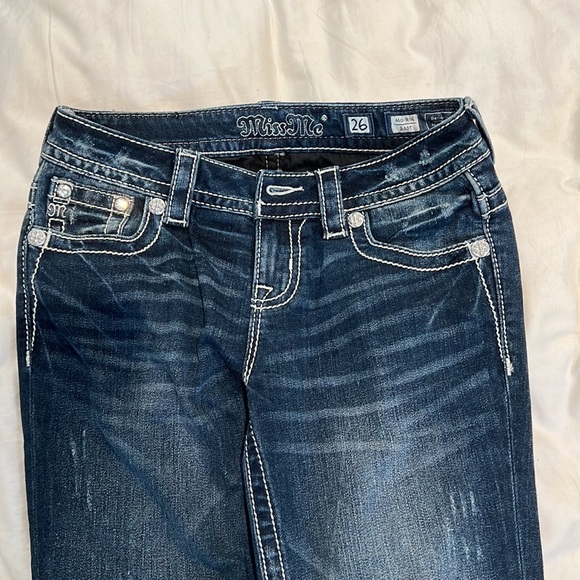 Miss Me Jeans, mid rise, bootcut, size 26 - Picture 2 of 4